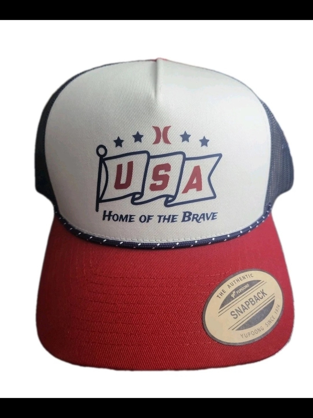 HURLEY SNAPBACK TRUCKER Home Of The Brave